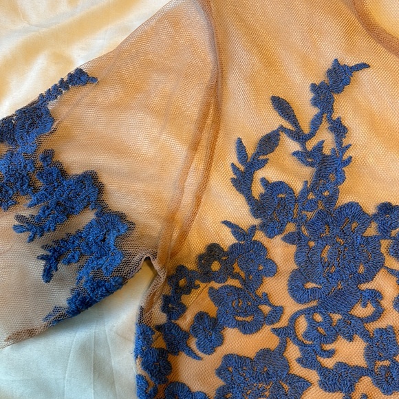 For Love and Lemons Luau top blue - Picture 3 of 8